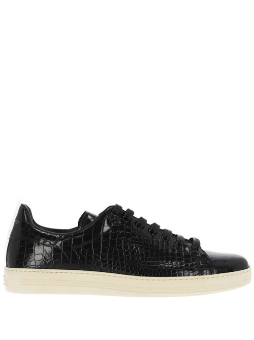 Sneakers in pelle nera Tom Ford | J1098LCL403C3NW02